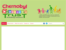 Tablet Screenshot of chernobylchildrenstrust.ie